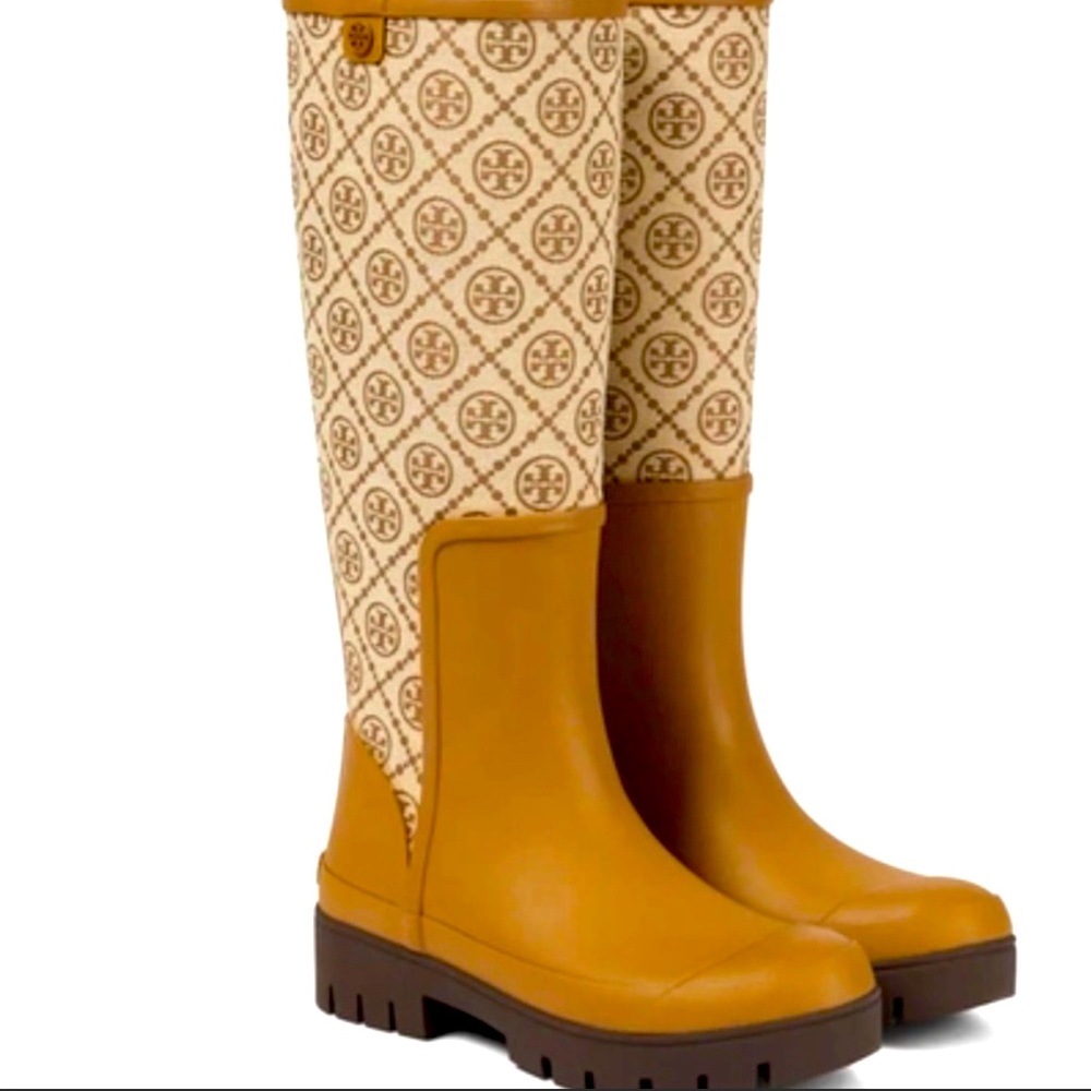 NWT Tory Burch Hurricane rain boots size 8
